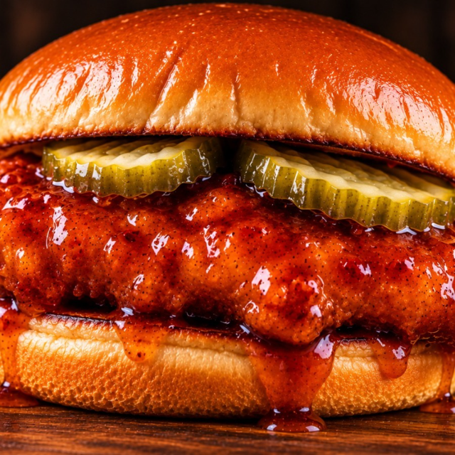 Saucy Sweet Chili Tender Sandwich.